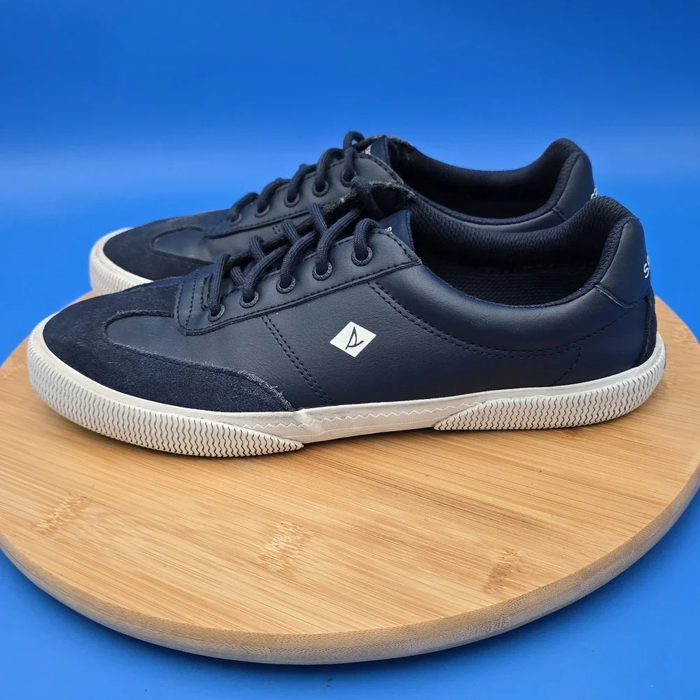 Sperry Top-Sider Pier Wave Refresh Leather Sneaker with Memory‎ Foam Women's 10